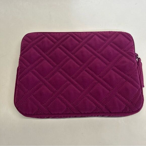 Vera Bradley Quilted Pink Purple Tablet E Reader Sleeve 8.5” X 6.5” - Picture 3 of 7